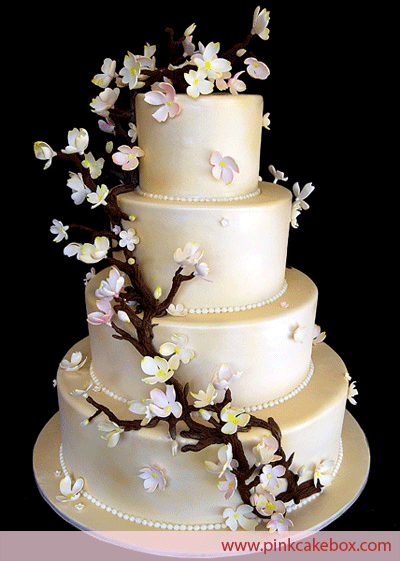 tarta nupcial pink cake