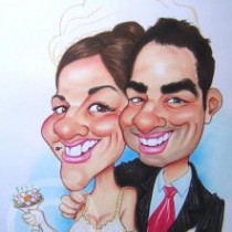 caricatura amigos casaderos