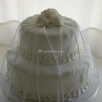 tradicion tarta boda cintas